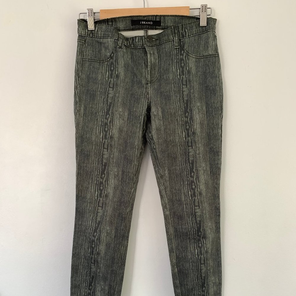 Wood Pattern Jeans